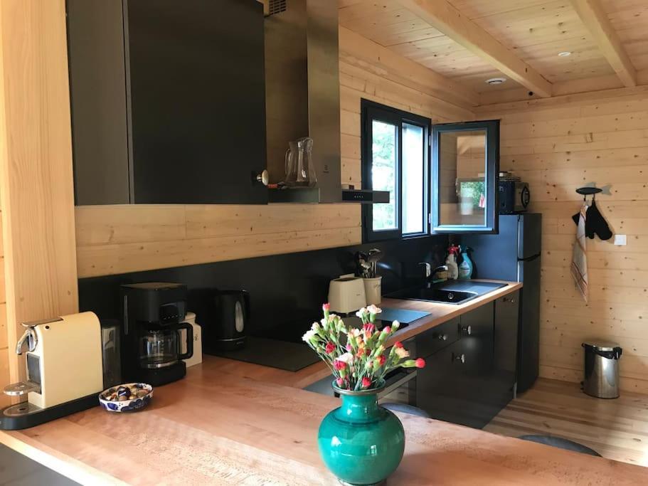 Maison De Bois En Pleine Nature A 20 Min De Beaune Montceau-et-Echarnant المظهر الخارجي الصورة